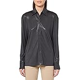 Norma Kamali Women's Nk Shirt W/Collar Stand