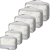 Packing Cubes Set Travel Luggage Organizers Suitcase Lightweight Accessories