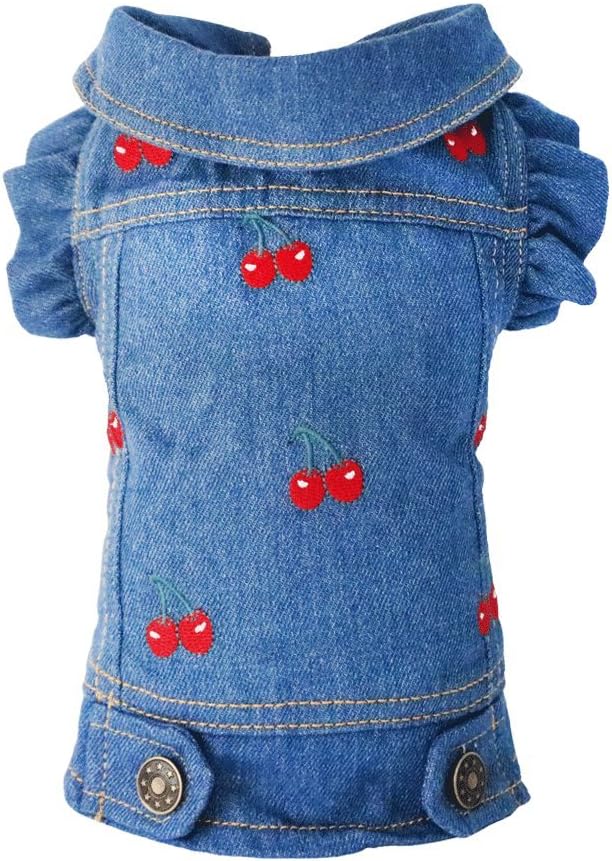 dog jean jacket amazon