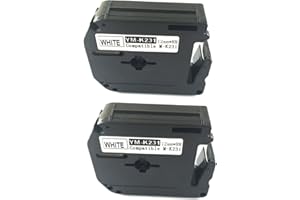 NEOUZA 2PK compatible for Brother P-touch Labels M-K231 MK231 WHITE Tape PT100, PT110
