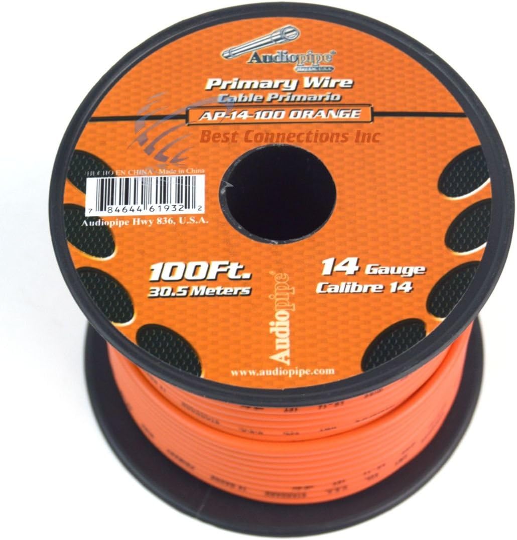 14 Gauge 11 Rolls 100 Feet Primary Power Ground Wire All Purpose Remote Cable: Everything Else