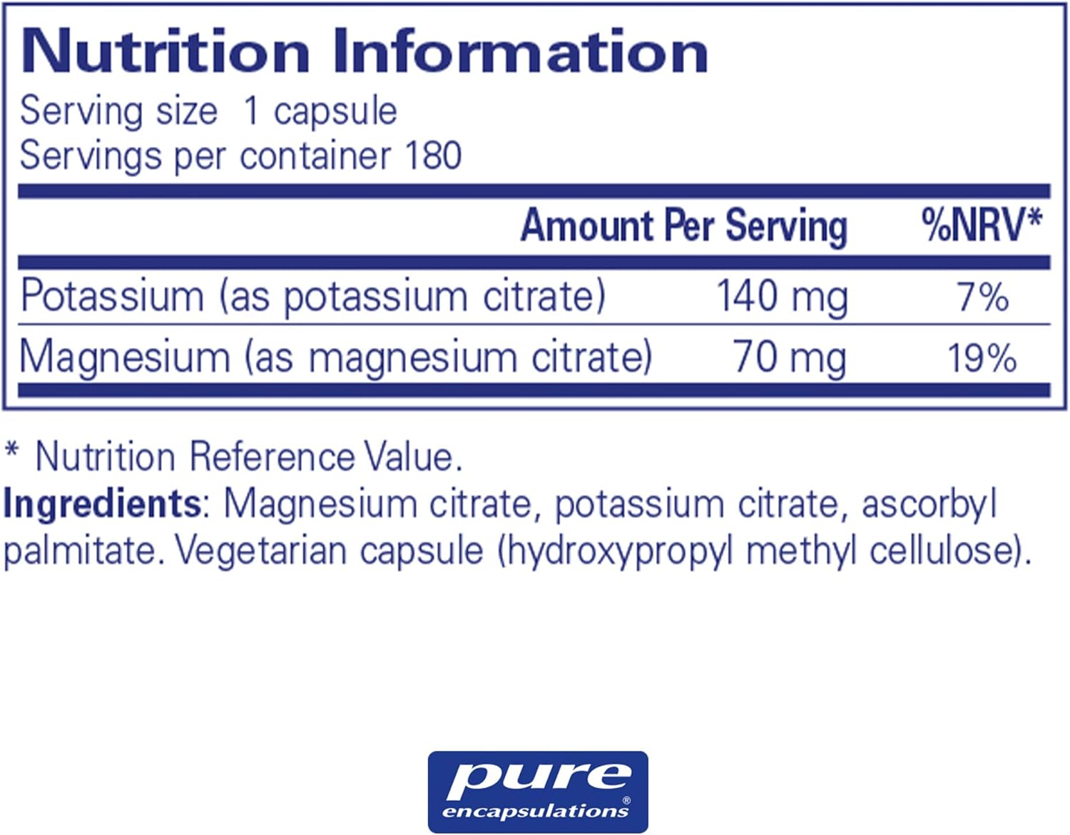 Pure Encapsulations Potassium Magnesium (Citrate), Electrolyte Combination for Blood Pressure Nerves and Muscles - Image 3