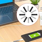 Rowwait 12pcs Silicone Cable Saver Spiral Protector Sleeve for Phone Laptop Cord view 7