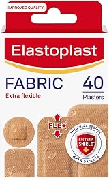 Elastoplast Fabric Extra Breathable Plasters Assorted 40 Tan Water Repellent