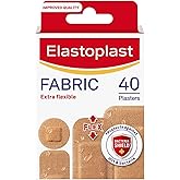 Elastoplast Fabric Extra Flexible Breathable 40 Plasters/Water Repellent (Packaging May Vary)