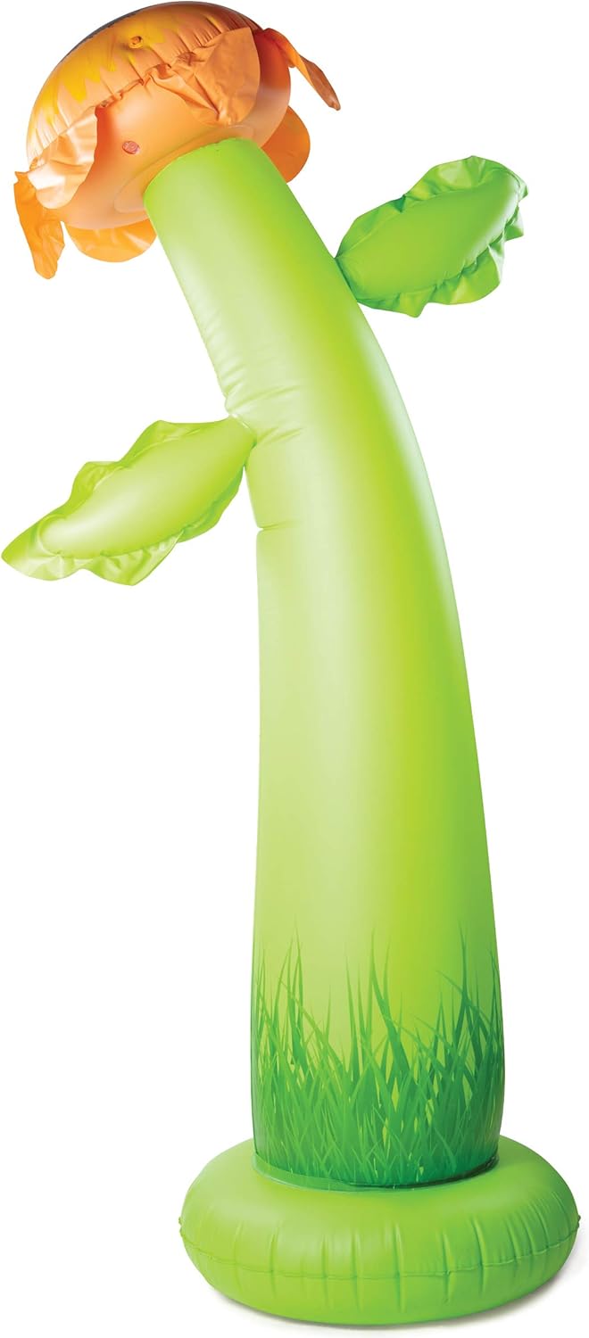 Prextex 5 Ft. Inflatable Water Sprinkler Sunflower Sprinkler Water Toy Fun Outdoor Water Activity for Toddlers and Kids: Toys & Games