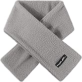Hymeiluely Polar Fleece Short Neck Scarf for men for Winter Cold Weather Quick Wear Neck Warmer for Women