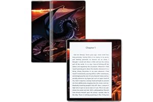 MIGHTY SKINS MightySkins Skin Compatible with Amazon Kindle Oasis 7" (9th Gen) - Fire Dragon | Protective, Durable, and Unique Vinyl Decal wrap Cover | Easy to Apply, Remove, and Change Styles | Made in The USA