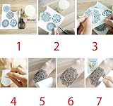 glaryyears 20pk Black Sketch Line Tiny Temporary Tattoos Stickers Face Hand view 5
