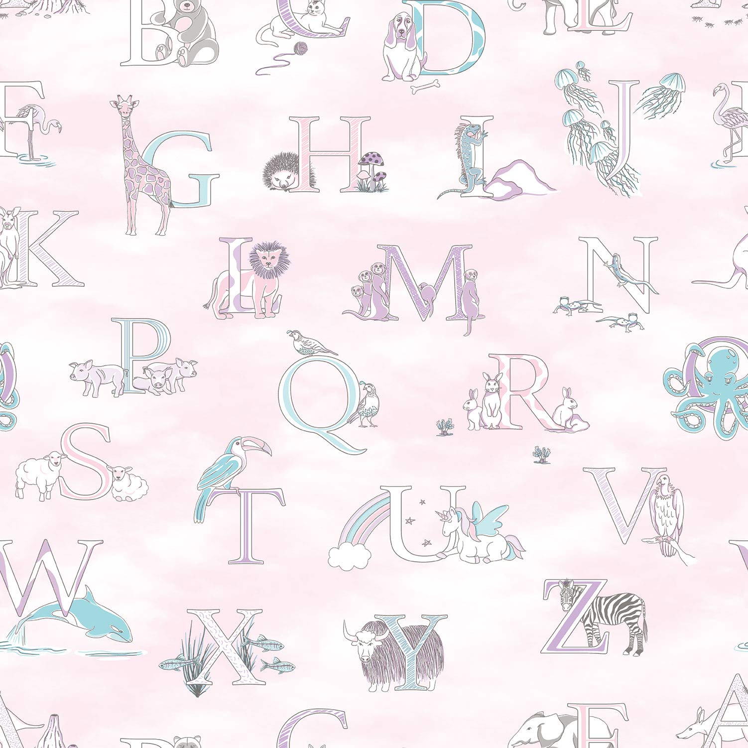 Galerie G56538 Just 4 Kids 2 Wallpaper, Pink