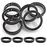 Bonsicoky 6 Pcs Black Snap Bushing 2" Mounting