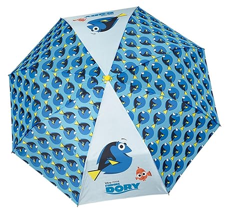 Kinder Schirm Disney Finding Dory für Jungen - Taschenschirm aus Findet Dorie - Leichter Kompakter und Windfester Regenschirm