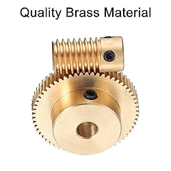 uxcell Worm Gear Set - 0.5 Module 60:1 Reduction