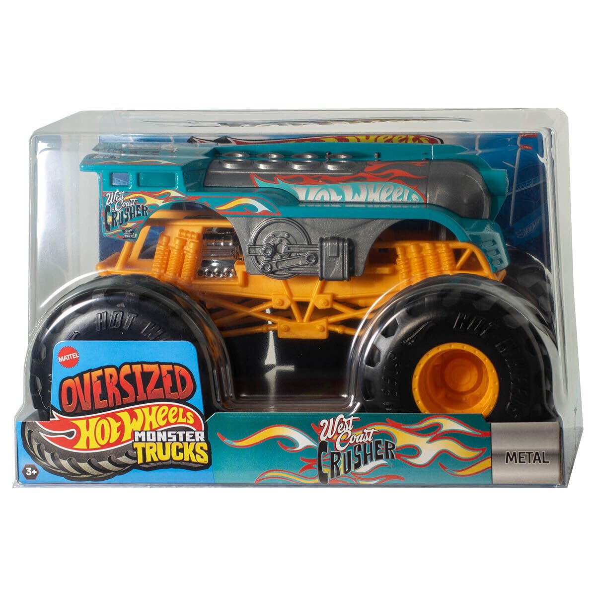 Hot Wheels - Monster Truck Oversized (West Coast Crusher) /Toys