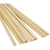 Proartek PK00029 Model BWS001X020 Balsa Wood Strips, 1/8" x 1/4" x 36" (Pack of 20) Lightweight Pale Wood Material Designed for a Variety of Crafts, Handcrafts, and Architectural Projects