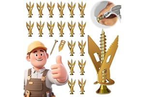 MAGICAVE 200 Pcs Self Drilling Drywall Anchors with Screws Kit, Metal Expansion Bolt for Drywall,No Drill Or Holes in Wall, Holds Up to 100lbs, for Tv, Shelves, Picture Frames