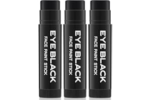 CCbeauty Eye Black Stick Baseball, Sweatproof Drip Stick EyeBlack Softball Gear, Ultra Black Grease Paint Football Sport Accessories