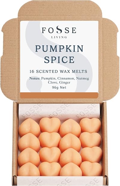 Fosse Living Pumpkin Spice Soy Wax Melts 16 Pack - Plastic Free