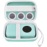 D30 Label Maker Case Green Compatible with Phomemo D30 D35 Label Maker, for NIIMBOT D11 D110, for JADENS D110, Case Easily Storage and Carry, Easily Store Your Printer, Tape, USB Line (Green)