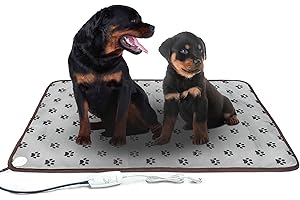 DEOMAN Pet Heating pad for Extra Large Dog Bed mat Indoor,Waterproof Heated Dog mat,Outdoor Dog Heating pad Puppy Heating pad for whelping Box Easy Clean