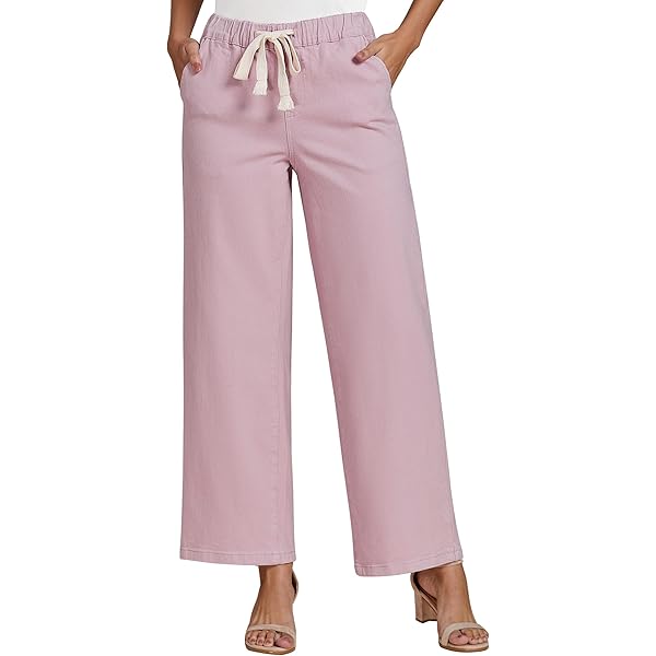 Gloria Vanderbilt - Pantalón De Mezclilla Relajado Con Cordón Para Mujer, Grand Rapids, S