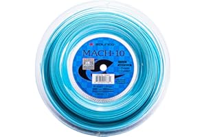 Solinco Mach-10 Co-Polyester Tennis String Reel 656 ft / 200 m – Explosive Power, Superior Feel & Tension Maintenance – Cloud