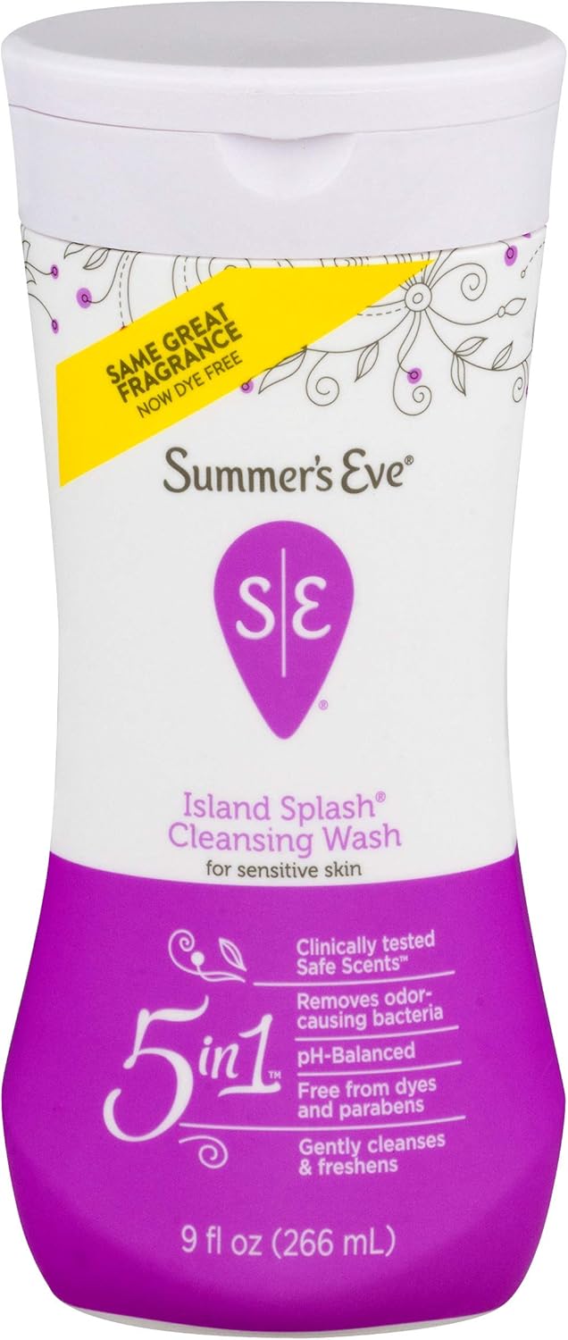 Summer's Eve Cleansing Wash | Morning Paradise | 9 Ounce | Pack of 1 | pH-Balanced, Dermatologist & Gynecologist Tested : Bath And Shower Gels : Beauty