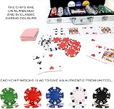 M.Y Texas Hold'em Poker Set 500 Chips Aluminium Case 11.5g 2 Decks Cards Dice view 4