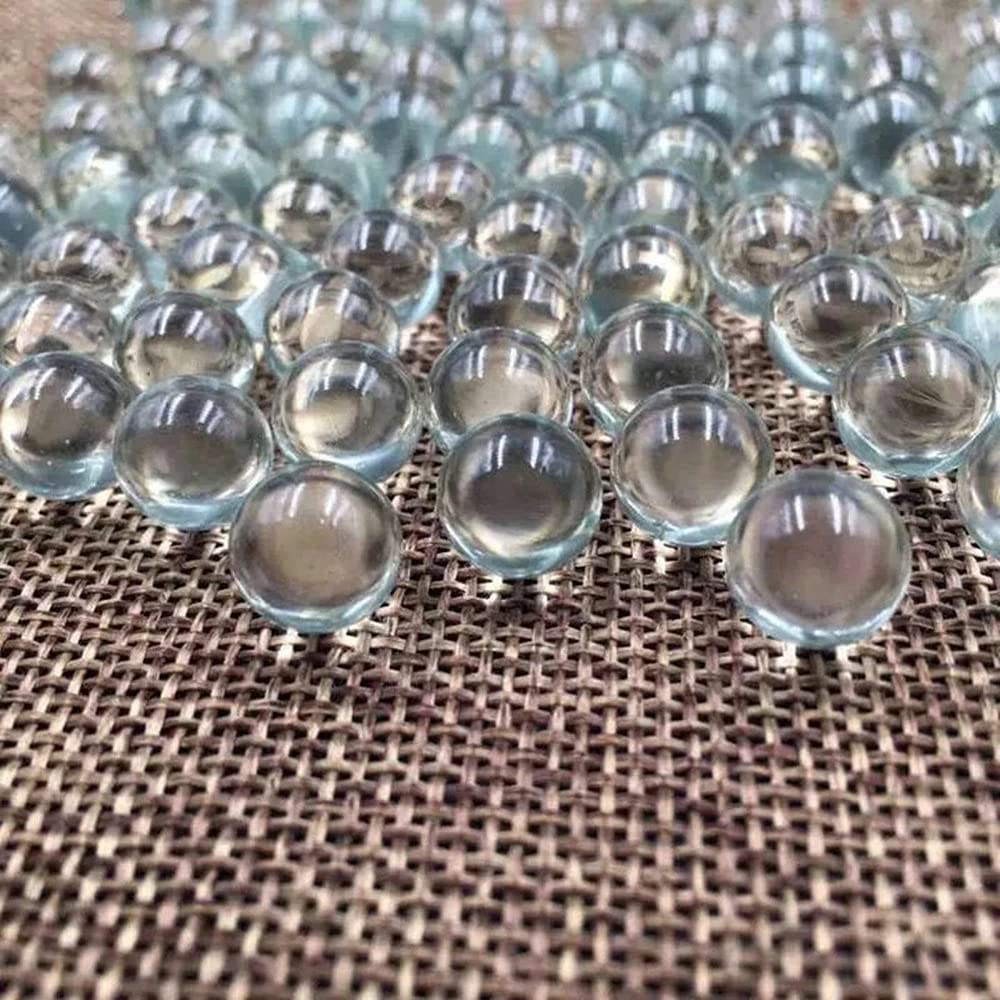 20pcs/Pack 10mm 14mm 16mm Clear Glass Marbles Solid Marble Beads Marbles Games Bouncing Ball Pinball Machine Vase Fish Tank Filler Home Decor (10mm)