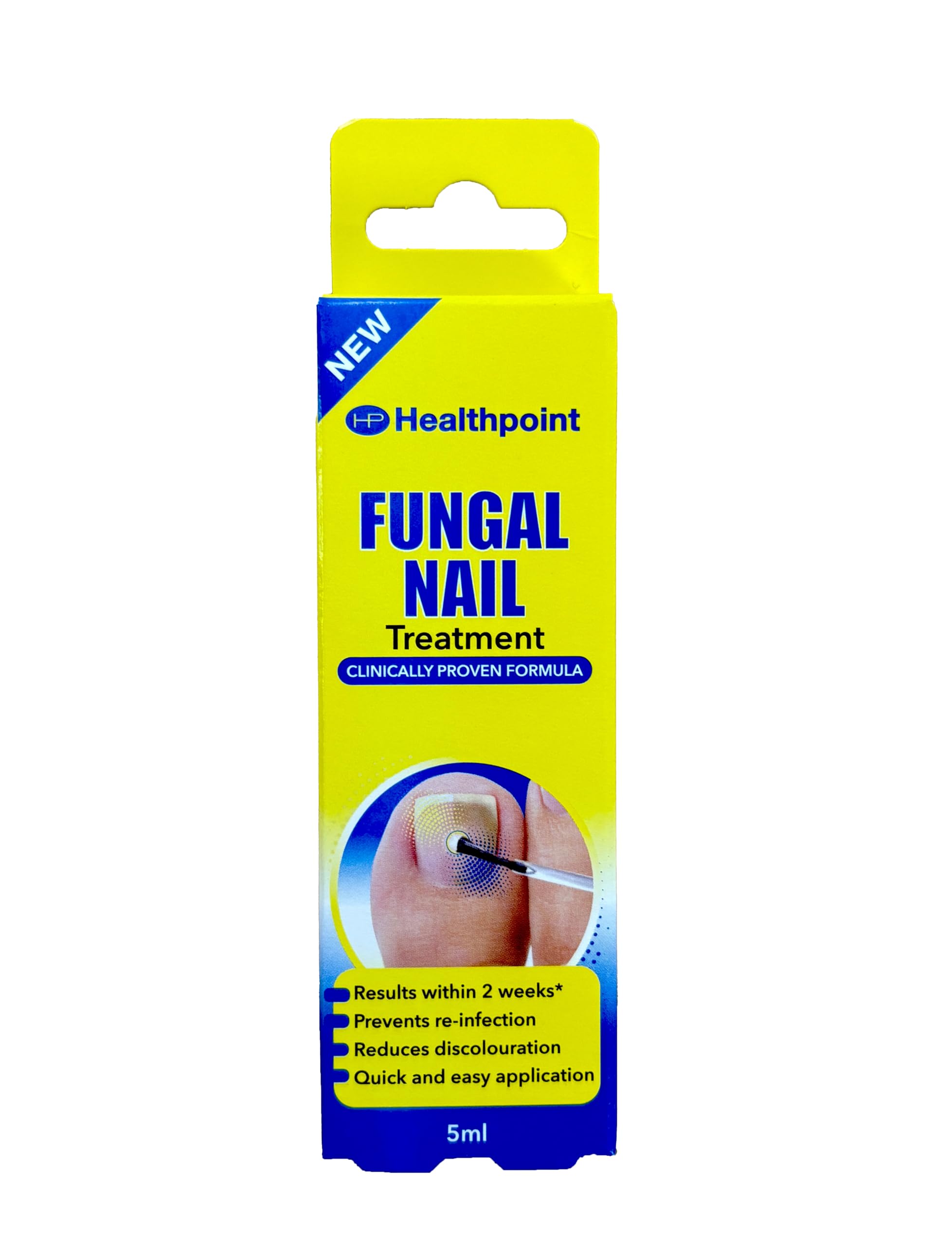 Healthpoint Fungal Nail Treatment For Toenails, Extra Strong Clinically Proven Formula, Antifungal Nail Care For Discoloured Nails, Protects Thick Broken Nails, Prevents Spread Of Infection, 5ml