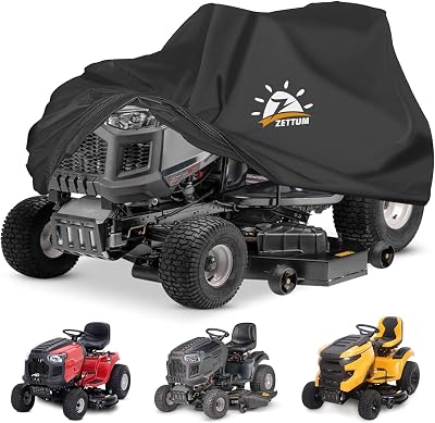 Zettum Riding Mower Cover 183 x 137 x 117 cm 600D PU Coated Waterproof