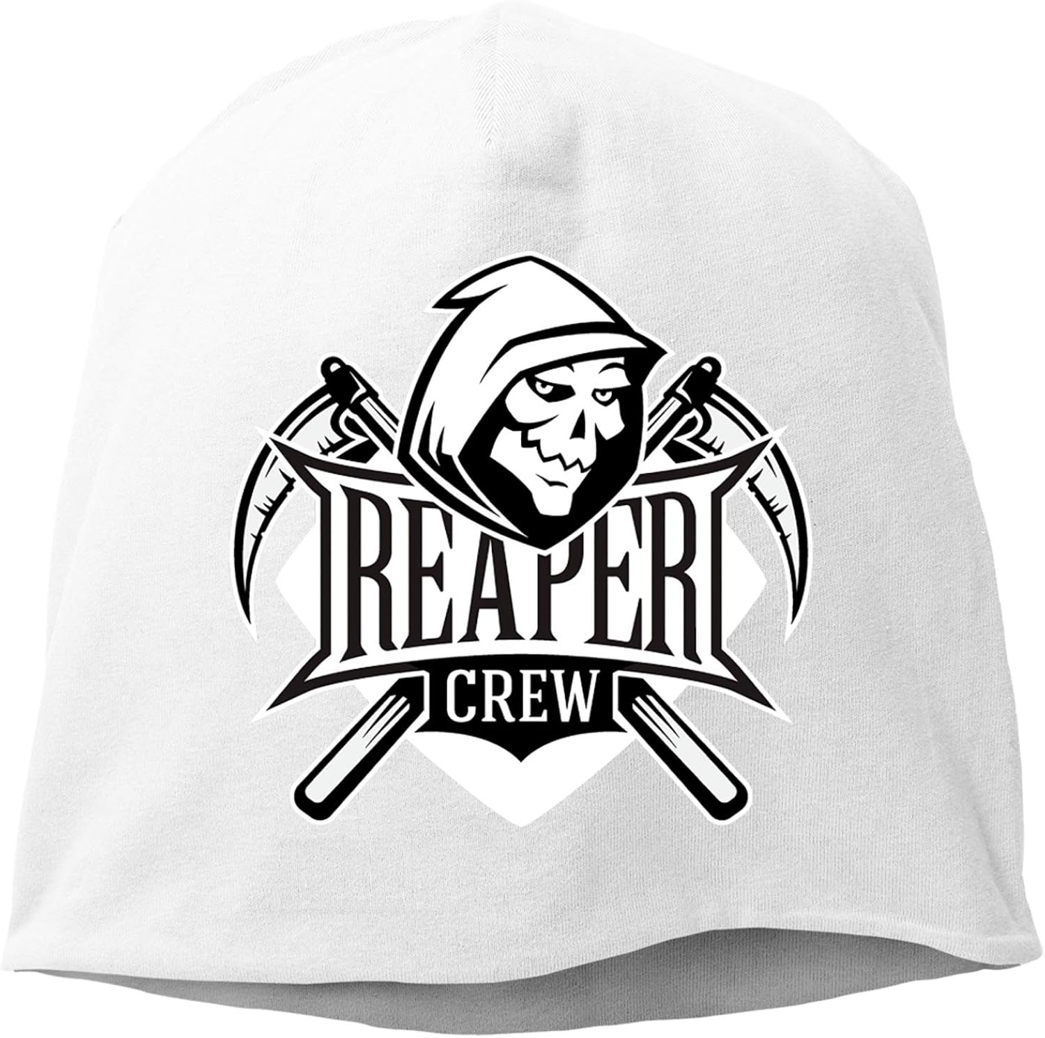 Reaper Crew Unisex Stretch Knit Beanie Hats Soft Thin Skull Cap for