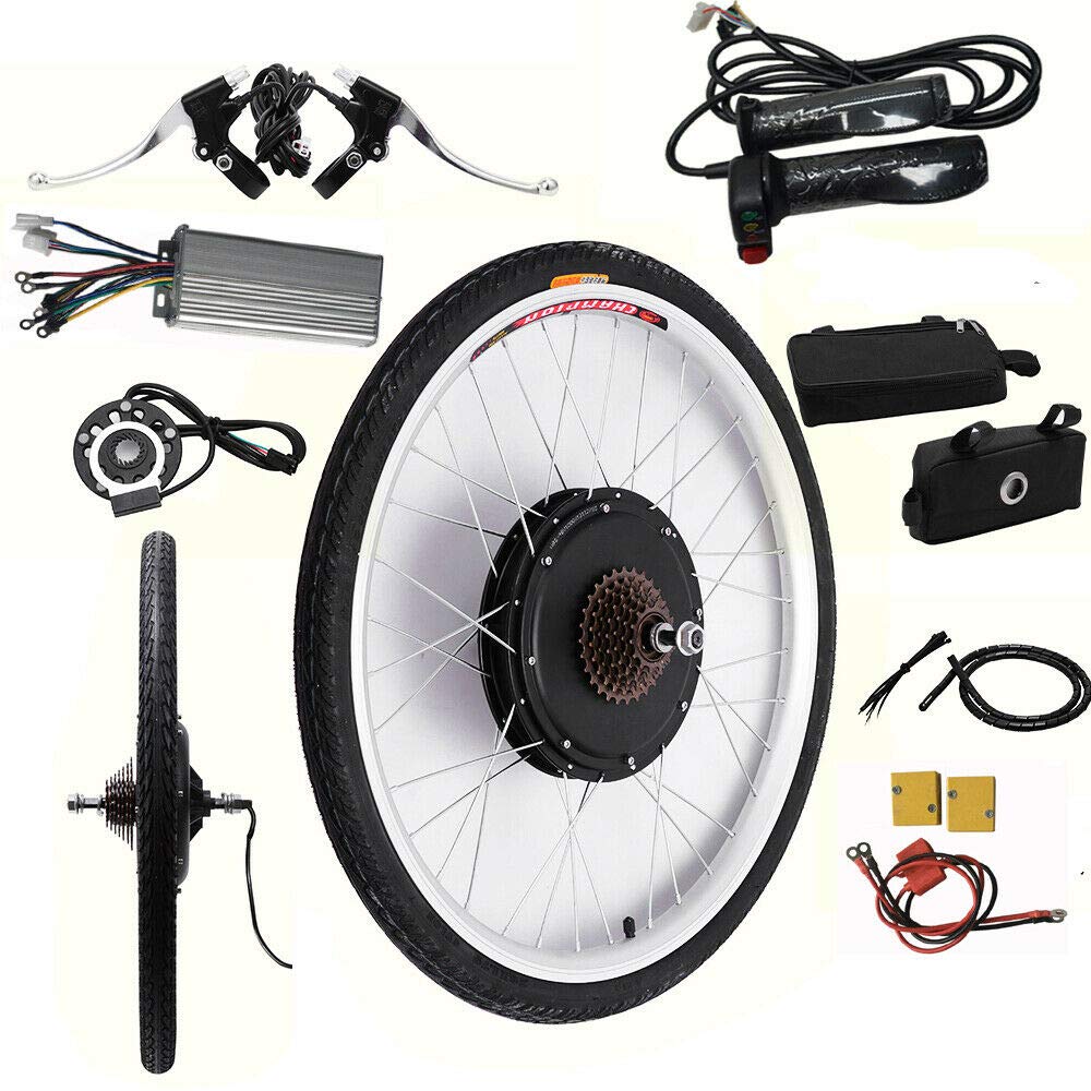 Kit De Conversion Vélo électrique SENDERPICK 1500W 48V – Roue Arrière 26 Pouces Pour Fat Bike