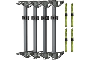 TOMAKI Climbing Sticks, Non-Slip Tree Step Tree Climbing Sticks for Hunting, Lightweight Aluminum Hunting Climbing Steps, Climbing Stick for Tree Stand