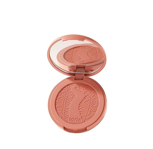 tarte Amazonian clay 12-hour blush – Mineral Pigment Sheer Blush with Vitamin E & Olive Oil for Lightweight Longwear & Buildable Coverage, Vegan & Cruelty-Free, full size, paaarty - Amazon deal for $12.00