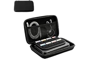 Carrying Case for New 3DS, 3DS XL, 2DS XL Console & Accessories, Protective Hard Shell Travel Case, with Game Slot and Inner 