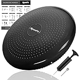 SpoxFit Wobble Cushion - Wiggle Seat with Massage Points to Support Pain Relief, Better Posture & Balance - Suitable for Kids