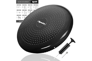 SpoxFit Wobble Cushion - Wiggle Seat with Massage Points to Support Pain Relief, Better Posture & Balance - Suitable for Kids