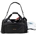 Gold BJJ Jiu Jitsu Duffle Bag - Waterproof Pocket for Sweaty Gi, Rashguard, or Shoes - The Perfect Duffel Bag for Martial Arts Gear, Boxing, MMA, and More