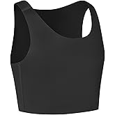 JARAZIN Women Sport Bra Comfort Wireless Seamless Yoga Bra Crew Neck Tank Top Compression Binder Bra Exercise Athletic Bras