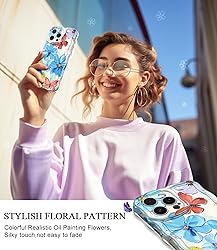 Avocase for iPhone 14 Pro Max Case, Colorful Oil