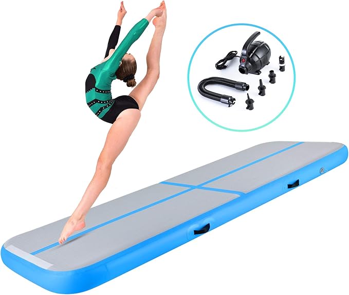 Z ZELUS Air Track 3M 4M 5M Inflatable Air Track Mat Gymnastics 20CM