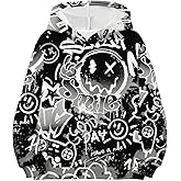 SOLY HUX Boy's Graphic Hoodie Cartoon Print Long Sleeve Hooded Sweatshirt Loose Pullover Tops