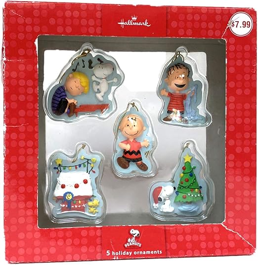 Amazon Com Hallmark Peanuts Charlie Brown Snoopy Christmas