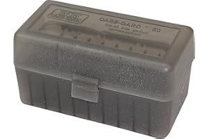 MTM RM-50, 50 Round Flip-Top Rifle Ammo Box .22-250 to .308 Win, USA Made