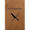 Chefs Secrets, recipe journal and planner, unique chef gift for men, woman, foodies