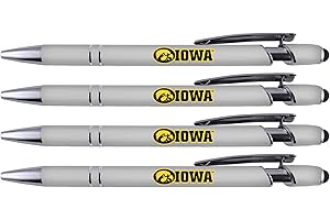 Greeting Pen Iowa Soft Touch Coated Metal Pen 4 Pack (4039)