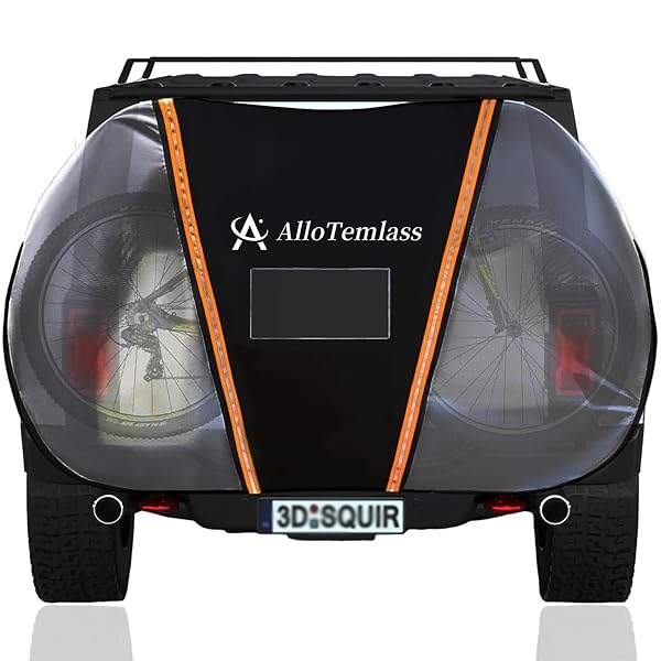 ALLOTEMLASS BIKE COVER FOR CAR RACK FOR TRANSPORT,...