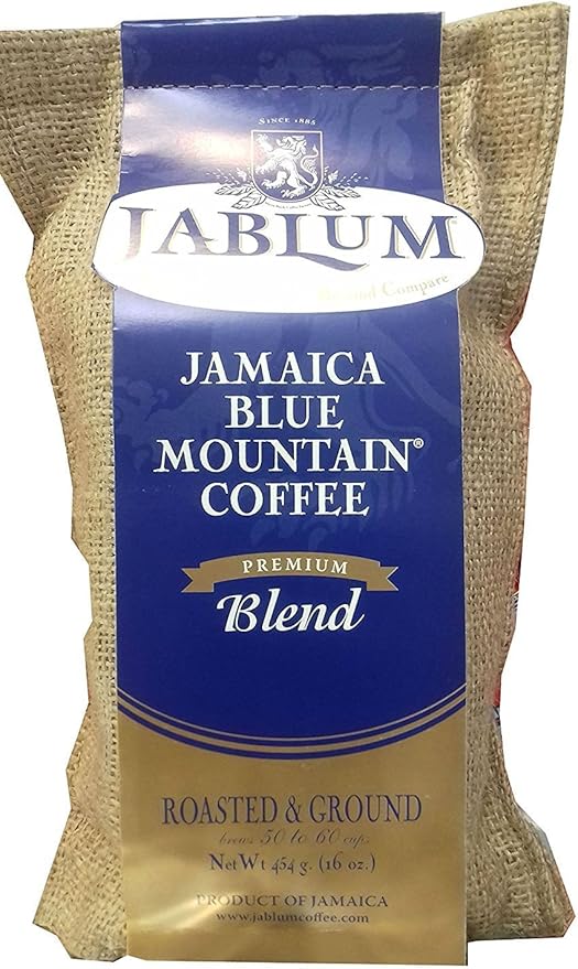 Jamaica Blue Mountain Premium Blend Ground Coffee 16oz Amazon.ca Grocery