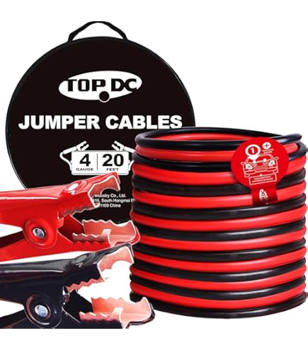 Performance Tool W1668 6GA 16フィート バッテリージャンパーケーブル